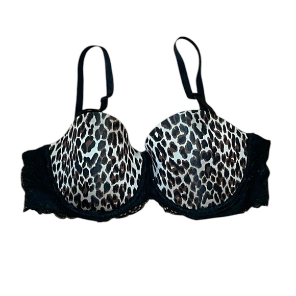 Leopard Print underwire bra, BlackHeart, 38B - Picture 1 of 7
